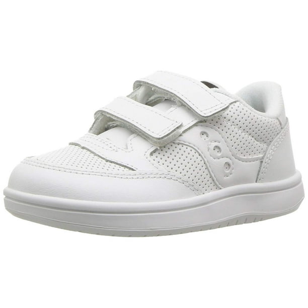 White/White 7 Medium US Toddler Saucony Girls Baby Jazz Court Sneaker White/White 7 Medium US Toddler Saucony Girls Baby Jazz Court Sneaker